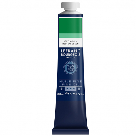 CULORI ULEI PICTURA FINE LEFRANC BOURGEOIS 200 ML - CULOI ULEI PICTURA 200 ML - MEDIUM GREEN LEFRANC BOURGEOIS