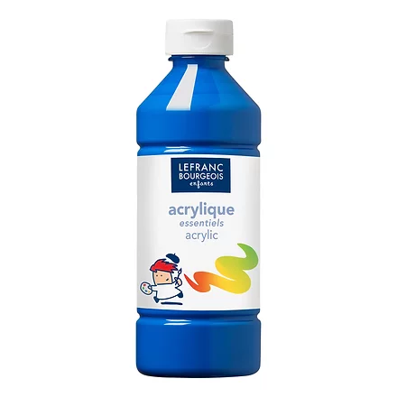 CULORI ACRILICE 500 ML - CULORI ACRILICE - ALBASTRU CYAN  500 ML