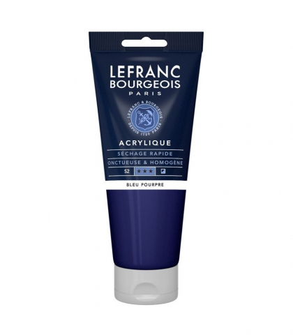 CULORI ACRILICE FINE LEFRANC BOURGEOIS 80 ML - CULORI ACRILICE FINE LEFRANC BOURGEOIS BLUE PURPLE - 80 ML