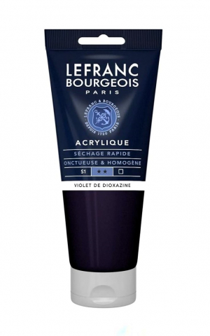 CULORI ACRILICE FINE LEFRANC BOURGEOIS 200 ML - CULORI ACRILICE FINE LEFRANC BOURGEOIS DIOXAZINE VIOLET - 200 ML