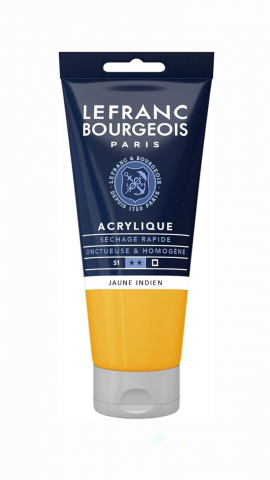 CULORI ACRILICE FINE LEFRANC BOURGEOIS 80 ML - CULORI ACRILICE FINE LEFRANC BOURGEOIS INDIAN YELLOW - 80 ML