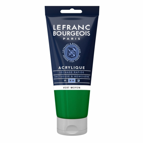 CULORI ACRILICE FINE LEFRANC BOURGEOIS MEDIUM GREEN - 80 ML