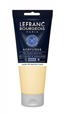 CULORI ACRILICE FINE LEFRANC BOURGEOIS NAPLES YELLOW LIGHT -  200 ML