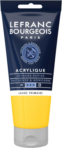 PICTURA - CULORI ACRILICE FINE LEFRANC BOURGEOIS PRIMARY YELLOW  - 200 ML