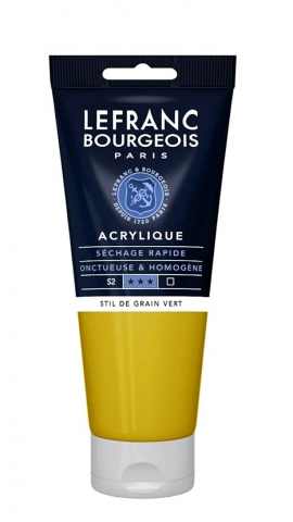 CULORI ACRILICE FINE LEFRANC BOURGEOIS 80 ML - CULORI ACRILICE FINE LEFRANC BOURGEOIS STIL DE GRAIN GREEN -  80 ML