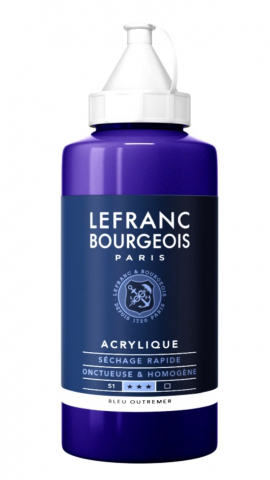CULORI ACRILICE FINE LEFRANC BOURGEOIS 750 ML - CULORI ACRILICE FINE LEFRANC BOURGEOIS ULTRAMARINE - 750 ML