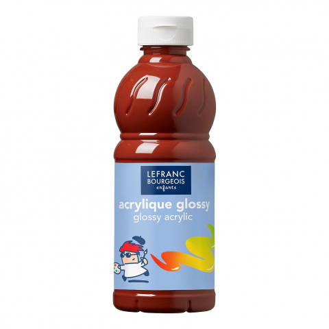 PICTURA - CULORI ACRILICE LUCIOASE  500 ML - BURNT SIENNA