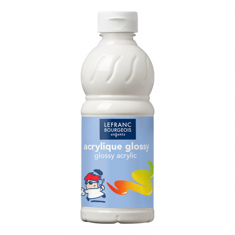 CULORI ACRILICE LUCIOASE  500 ML - GLITTER FINISH