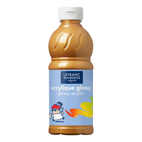 PICTURA - CULORI ACRILICE LUCIOASE  500 ML - GOLD