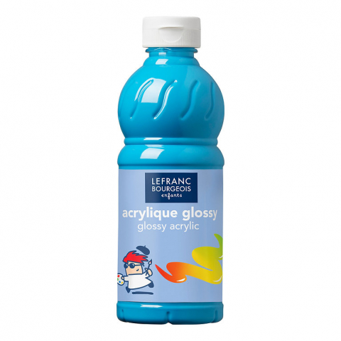 CULORI ACRILICE LUCIOASE  500 ML - TURQUOISE BLUE
