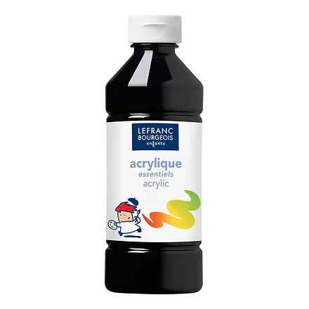PICTURA - CULORI ACRILICE - NEGRU 500 ML