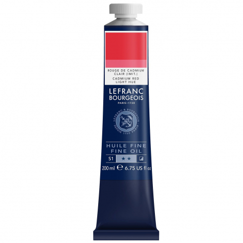 CULORI ULEI PICTURA FINE LEFRANC BOURGEOIS 200 ML - CULORI ULEI PICTURA 200 ML - CADMIUM RED LIGHT