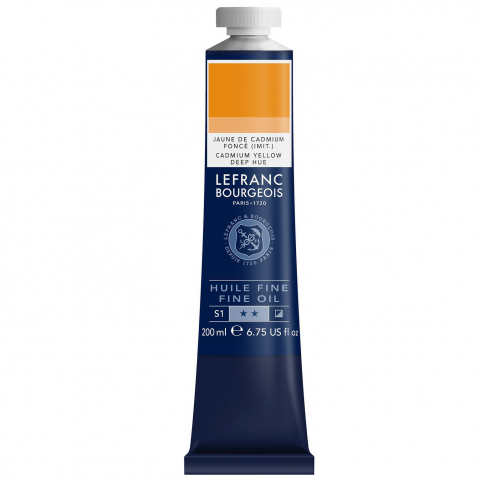 CULORI ULEI PICTURA FINE LEFRANC BOURGEOIS 200 ML - CULORI ULEI PICTURA 200 ML - CADMIUM YELLOW DEEP HUE