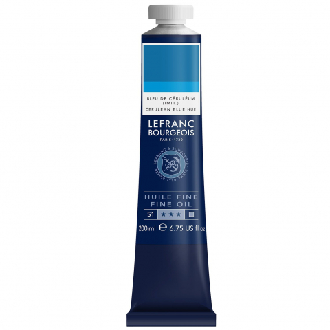 CULORI ULEI PICTURA FINE LEFRANC BOURGEOIS 200 ML - CULORI ULEI PICTURA 200 ML - CERULEAN BLUE
