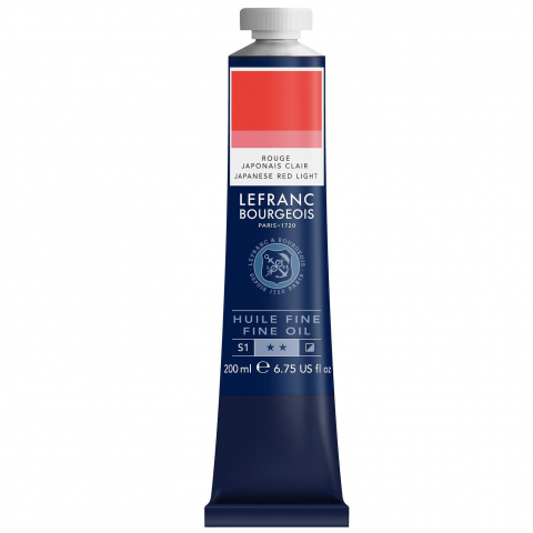 CULORI ULEI PICTURA FINE LEFRANC BOURGEOIS 200 ML - CULORI ULEI PICTURA 200 ML - JAPANESE RED LIGHT