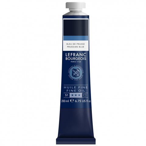 CULORI ULEI PICTURA FINE LEFRANC BOURGEOIS 200 ML - CULORI ULEI PICTURA 200 ML - PRUSSIAN BLUE