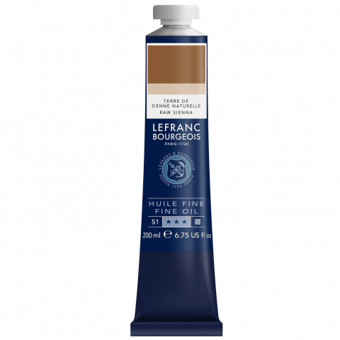 CULORI ULEI PICTURA FINE LEFRANC BOURGEOIS 200 ML - CULORI ULEI PICTURA 200 ML - RAW SIENNA