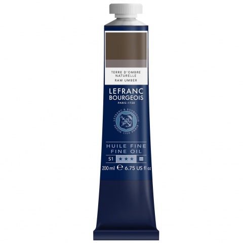 CULORI ULEI PICTURA FINE LEFRANC BOURGEOIS 200 ML - CULORI ULEI PICTURA 200 ML - RAW UMBER