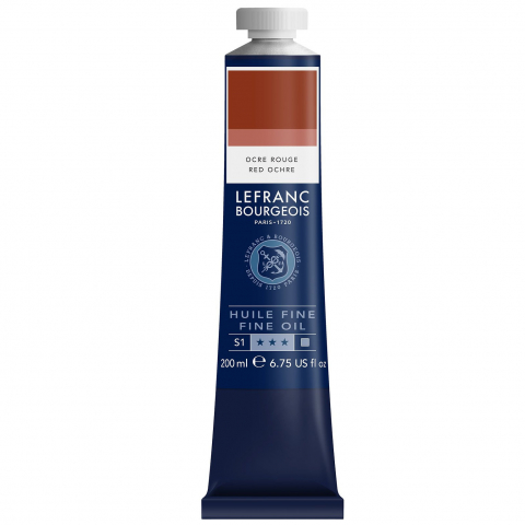 CULORI ULEI PICTURA FINE LEFRANC BOURGEOIS 200 ML - CULORI ULEI PICTURA 200 ML - RED OCHRE