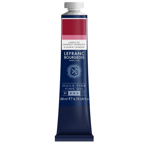 CULORI ULEI PICTURA FINE LEFRANC BOURGEOIS 200 ML - CULORI ULEI PICTURA FINE LEFRANC BOURGEOIS  200 ML - ALIZARIN CRIMSON