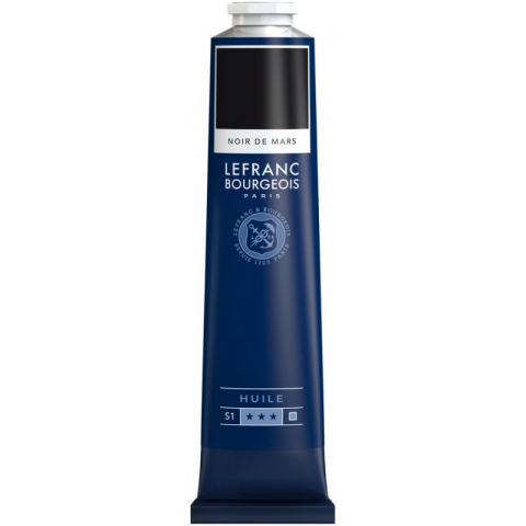 CULORI ULEI PICTURA FINE LEFRANC BOURGEOIS 150 ML - CULORI ULEI PICTURA FINE LEFRANC BOURGEOIS MARS BLACK - 150 ML