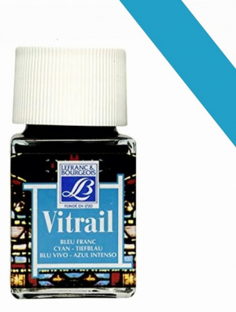 PICTURA - CULORI VITRALIU LEFRANC BOURGEOIS - CYAN 50 ML