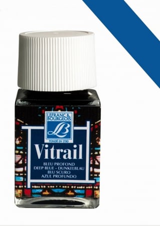 PICTURA - CULORI VITRALIU LEFRANC  BOURGEOIS - DEEP BLUE 50 ML