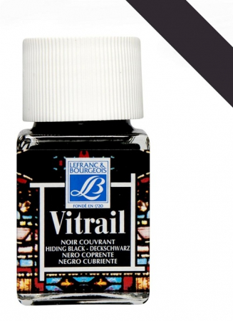 PICTURA - CULORI VITRALIU LEFRANC BOURGEOIS - HIDING BLACK 50 ML