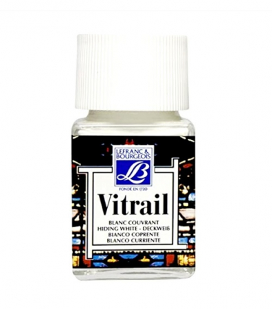 PICTURA - CULORI VITRALIU LEFRANC BOURGEOIS - HIDING WHITE 50 ML