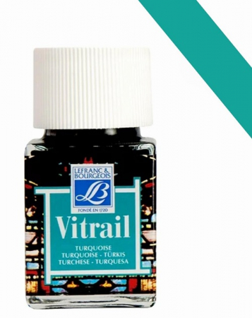 PICTURA - CULORI VITRALIU LEFRANC BOURGEOIS - TURQUOISE BLUE 50 ML