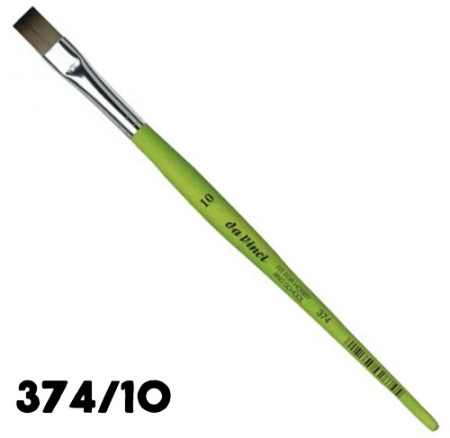 PICTURA - DA VINCI SERIA 374 - FLAT BRUSH 10