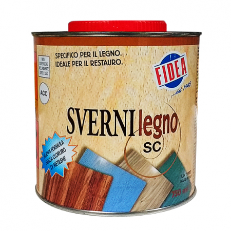 DECAPANT PENTRU LEMN - Decapant special pentru lemn gel 750ml, FIDEA, Svernilegno, ideal pentru restaurare
