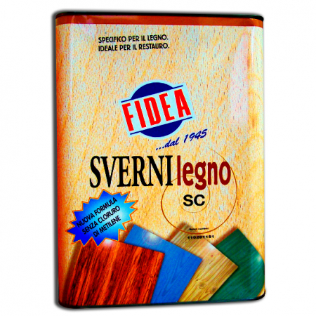 DECAPANT PENTRU LEMN - Decapant special pentru lemn gel 4L , FIDEA, Svernilegno, ideal pentru restaurare