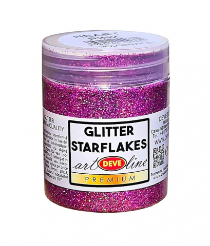 GLITTER HOLOGRAPHIC - HEART PINK 50 GR [1]