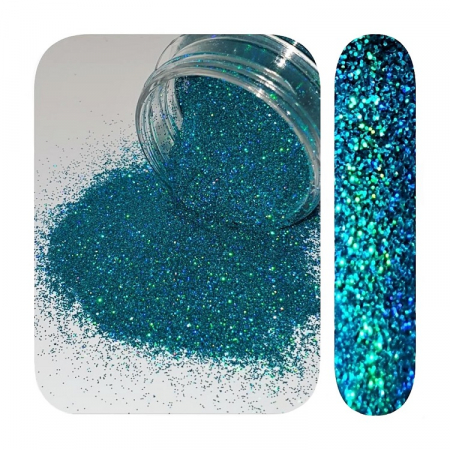 GLITTER-SCLIPICI - GLITTER HOLOGRAPHIC - LAGUNA TURQOISE 50 GR
