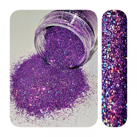 GLITTER-SCLIPICI - GLITTER HOLOGRAPHIC - MELODY VIOLET 50 GR