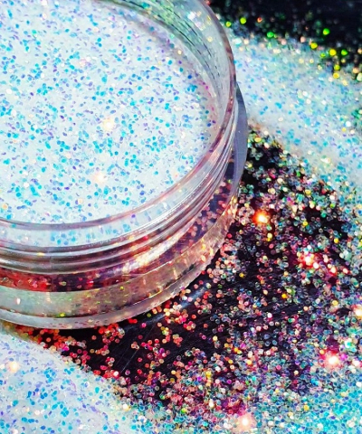 GLITTER IRIDISCENT - GLITTER IRIDISCENT - ROSU- VERDE   - 5 GR