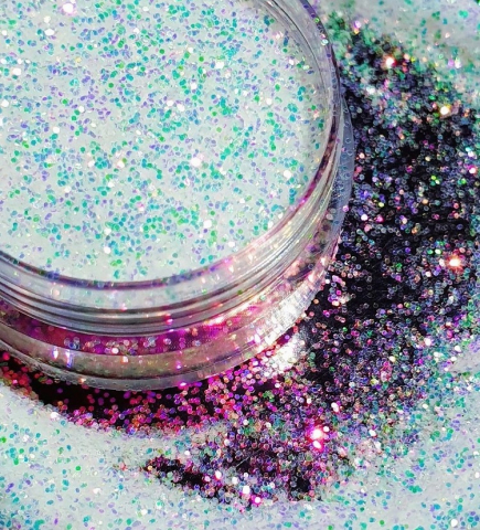 GLITTER IRIDISCENT - GLITTER IRIDISCENT - VIOLET - VERDE - 5 GR