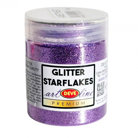 GLITTER STARFLAKES - AMETHIST 50 GR [1]