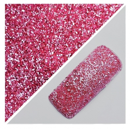 GLITTER METALIC VISION - GLITTER STARFLAKES - BABY PINK 50 GR