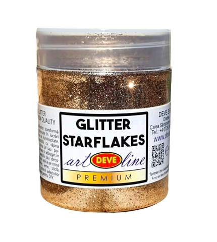 GLITTER STARFLAKES - CHAMPAGNE 50 GR [1]