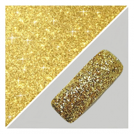 GLITTER METALIC VISION - GLITTER STARFLAKES - PALE GOLD 50 GR