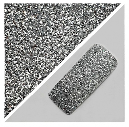 GLITTER METALIC VISION - GLITTER STARFLAKES - SILVER 50 GR