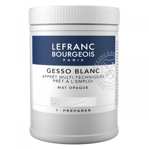 PICTURA - GRUND ACRILIC ALB GESSO - 1L - LEFRANC & BOURGEOIS