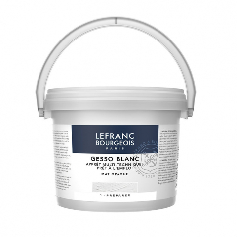 GRUND PICTURA - GRUND ACRILIC GESSO ALB  2.5 L LEFRANC BOURGEOIS