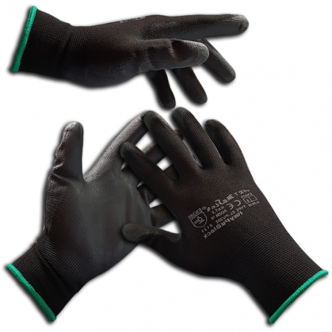 MANUSI DE PROTECTIE - MANUSI DE PROTECTIE SENZOR NEGRE - MARIME 10 ( L )