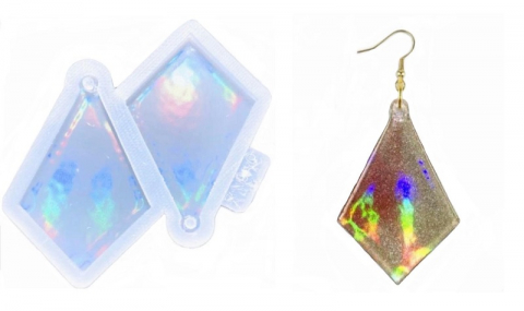 ACCESORII PENTRU RASINA EPOXIDICA - MATRITA SILCON LASER HOLOGRAFIC CERCEI 3