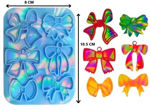 ACCESORII PENTRU RASINA EPOXIDICA - MATRITA SILICON HOLOGRAFIC LASER MODEL FUNDITE