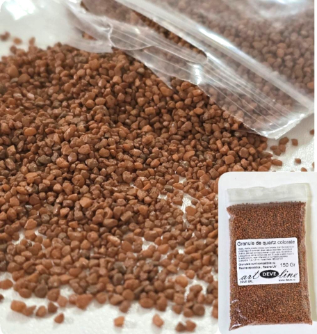 NISIP CUART COLORAT - NISIP CUARTOS GRANULAT SAHARA 150 GR
