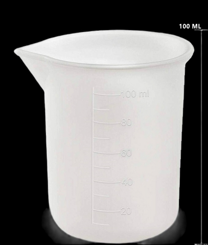 ACCESORII PENTRU RASINA EPOXIDICA - PAHAR GRADAT DIN SILICON 100 ML